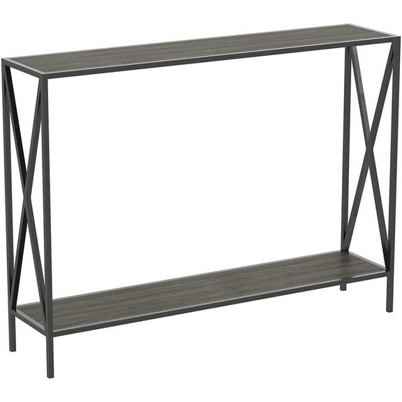 Safdie & Co. Console Table, Dark Grey