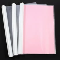 Clear Report Cover with Sliding Bar, 14mm Spine Letter Size Folder for Resumes and Presentations (100 Sheet)