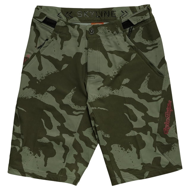 Short Shell Troy Lee Designs Skyline Shadow Camo Olive 32