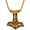 2.Thor's hammer& Ordin raven-gold, variant on Viking Pendant Necklace Stainless Steel/18K Gold Plated Celtic Thor's Hammer Pendant Necklaces Viking Jewelry Gift for Men