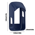 thumbnail image 3 of Protector De Silicona Bike Code Table Funda de silicona anticaída para Wahoo ELEMNT BOLT V2 (azul oscuro) Sywqhk Para estrenar, 3 of 5
