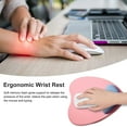 thumbnail image 4 of Ergonomic Heart-Shaped Mouse Pad, with Gel Wrist Rest Support, Non-Slip for Home Office Working, 4 of 6