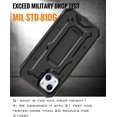 thumbnail image 5 of CaseBorne ArmadilloTek V Case for [iPhone 13 Pro Max] with Built-in Screen Protector & Kickstand Full-Body Multi-Layer Rugged - Black, 5 of 6