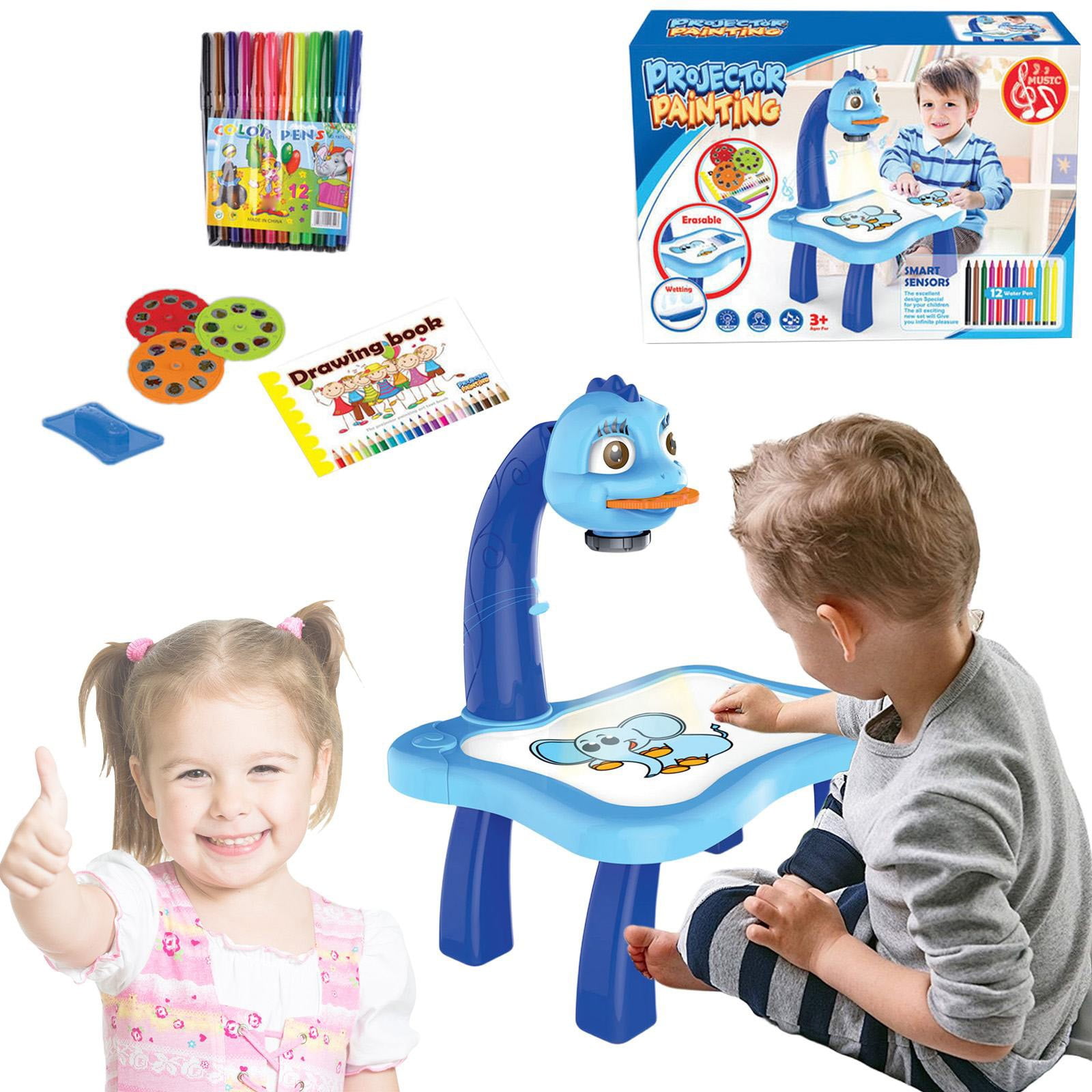Kids Drawing Board Art Set Toys for Girls Ages 5-12 - Art Supplies Kits with Sketchbook, Crafts for 5 6 7 8 9 Year Old Girls, Birthday Gift for Artistic Children