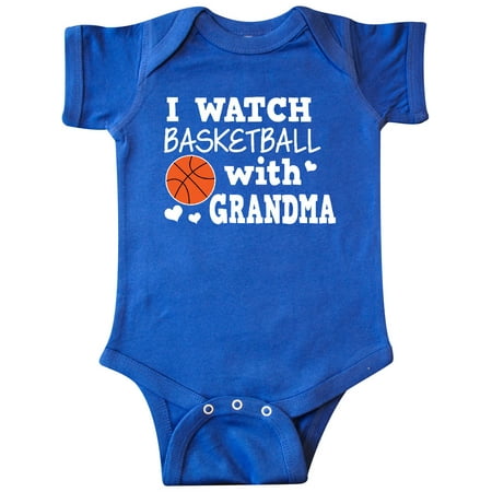 

Inktastic I Watch Basketball with Grandma Gift Baby Boy Bodysuit
