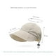 thumbnail image 5 of Sombrero de sol para mujer, sombrero plegable, protección UV, respirable, deportivo, para exteriores, sombrero de cuero, protección solar, sombrero de camping, sombrero de verano, sombrero, 5 of 7