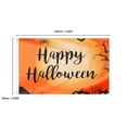 thumbnail image 3 of AQITTI Drapeau d'Halloween à Rayures 3X5 Ft Grand Drapeau de Maison Décoration de Fête Extérieure, 3 of 9