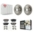 thumbnail image 1 of Transit Auto Rear Disc Brake Rotors and Ceramic Pads Kit for Car Toyota Corolla Matrix Prius Prime Pontiac Vibe AWD-e Lexus CT200h Plug-In K8T-101669, 1 of 11