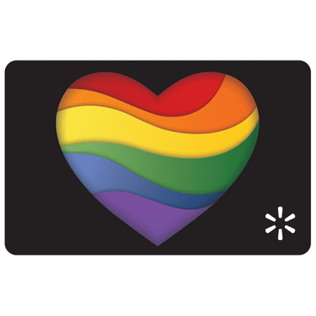 Rainbow Heart Walmart eGift Card