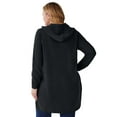 thumbnail image 2 of Woman Within Plus Size Cable Cardigan Hoodie Sweater, 2 of 4