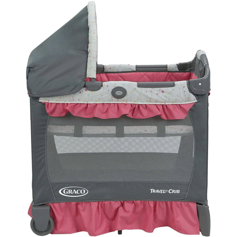 Graco Pack 'n Play Travel Lite Crib, Portable Baby Playard Crib, Alma