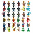 thumbnail image 1 of Set de 36 Figuras de Bloques Mini: Héroes y Guerreros Pixel – Juguetes de Personajes Armables para Juego Creativo y Colección, 1 of 6