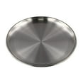 thumbnail image 4 of JUNWELL Stainless Steel Dinner Plates Set  10-Inch Round Lunch and Breakfast Plates for Modern Dining, 4 of 7