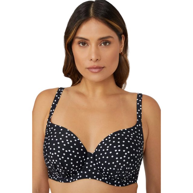 Gorgeous - Top de Bikini Lunares para Mujer (Monocromático)