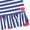 thumbnail image 7 of Girls Swimsuits 2 Piece High Waist Bikini Cute Striped Tankini Top and Bottom for Teen Youth Bathing Suit Blue Size 14-15 Y, 7 of 7