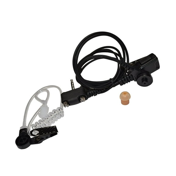 HQRP Acoustic Tube Earpiece Headset PTT Mic for Vertex Standard VX-231, VX-298, VX-350