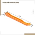 thumbnail image 4 of Stained Glass Foiling Tool, 7/32 Inch Professional Glass Crafting Applicator, Orange Plastic Handle, Precision Copper Foil Roller for DIY Glass Art Projects, Soldering Supplies, 4 of 5