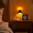 thumbnail image 6 of LOHASLED 2 Pcs Amber Flickering Flame Candle Night Light with Dimmer, 6 of 7