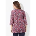 thumbnail image 2 of Catherines Women's Plus Size Petite Ultra-Soft Square-Neck Tee, 2 of 3