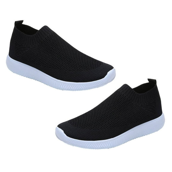KONTONTY Workout Shoes 1 Pair Women Breathable Textile Fabric Soft Bottom