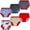 Red, variant on BIG ELEPHANT 6 packsToddler Training Pants, Soft Cotton Absorbent Training Underwear for Baby Boys & Girls, Ages 12M-10Y