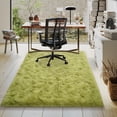 thumbnail image 2 of Janvonne Grass Green Fluffy Rugs for Living Room Bedroom 4x6, Soft Plush Fuzzy Shaggy Rugs for Kids Girls Boys Room Decor, 2 of 8
