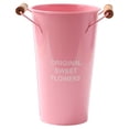 thumbnail image 2 of koolsoo Flower Pot Holder Multifunctional Lightweight Home Decor Portable Planter Box Serving Bucket for Wedding Party Decor Pink, 2 of 9