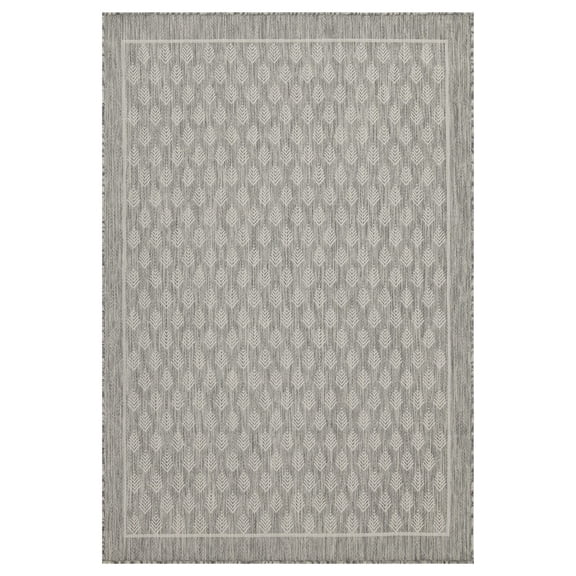 Patio 2009HAR Silver 5'3" x 7'3" Indoor / Outdoor Rug