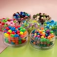 thumbnail image 4 of John Bead 1000pcs 9mm Plastic Crow Beads | Assorted Glow-in-The-Dark Pony Bead, 4 of 4