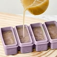 thumbnail image 6 of sruoe Ice Cube Trays, Ice Cube Trays for Freezer, Ice Cube Tray with Lid, 4 Pcs Ice Cube, Silicone, Square Ice Lattice, Household Ice Making, 6 of 7