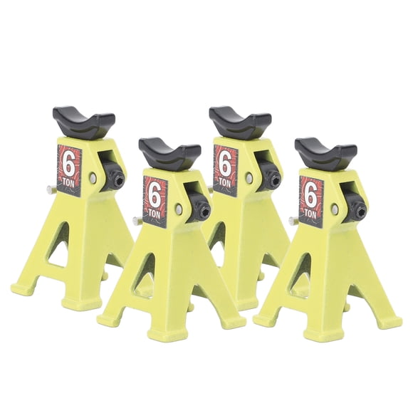 M Buder 4pcs Soporte de Gato a Escala de Aleación de Aluminio Ajustable para RC Car 1/24 SCX24 1/18 TRX4M Amarillo [cite: 56]