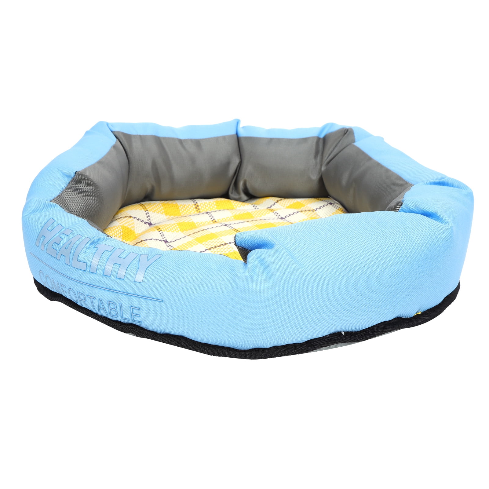 Lit du0027animal familier de Ymiko, tissu rond du0027Oxford de tapis du0027animal  familier pour dormir pour faire la sieste pour jouer pour se reposer