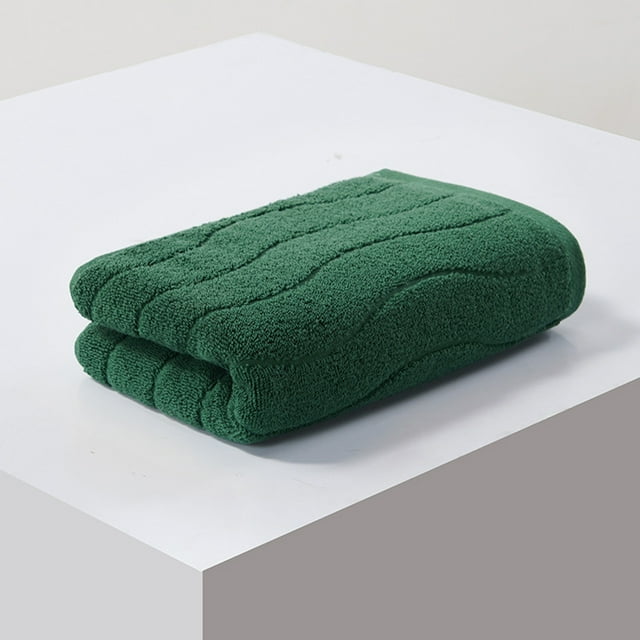 XYAIYT Thick Soft Absorbent Polyester Face Towel for Household Wash Multipurpose Spa Pool Home Decor 29.5x13.77in(Green)