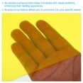 thumbnail image 4 of Uxcell A4 Size Guided Reading Sheet Correction Lighting Gel Filter Colored Overlay Transparent Color Film Yellow 6pcs, 4 of 6