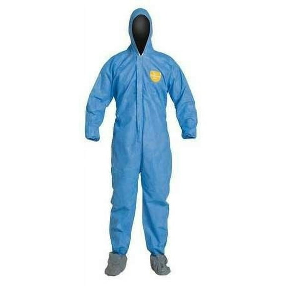 PROSHIELD® 10, COVERALL, ZIPPER FRONT, HOOD, BOOTS, ELASTIC WRIST, STORMFLAP