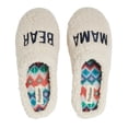 thumbnail image 3 of Pantuflas Dearfoams Talla M Tipo Slip On de Borrega y con Bordado Papa Bear para Hombre Avena, 3 of 4