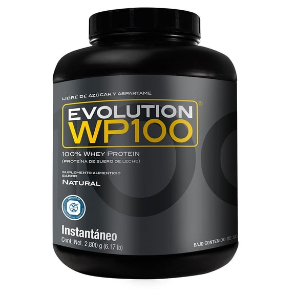 Evolution. Proteína De Suero De Leche, Wp100, Whey Protein, 2800 Gramos (sabor NATURAL)