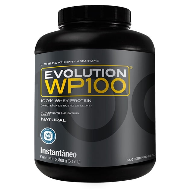 Evolution. Proteína De Suero De Leche, Wp100, Whey Protein, 2800 Gramos (sabor NATURAL)