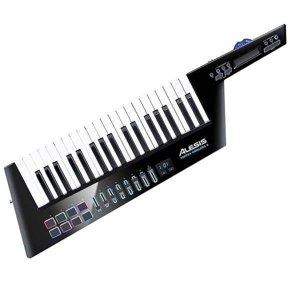 Controlador Keytar Alesis Vortex Wireless 2 USB MIDI negro