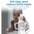 thumbnail image 2 of Dr. Brown's Milestones Narrow Sippy Bottle with Silicone Handles Blue 2x8oz Bottles, 2 of 9