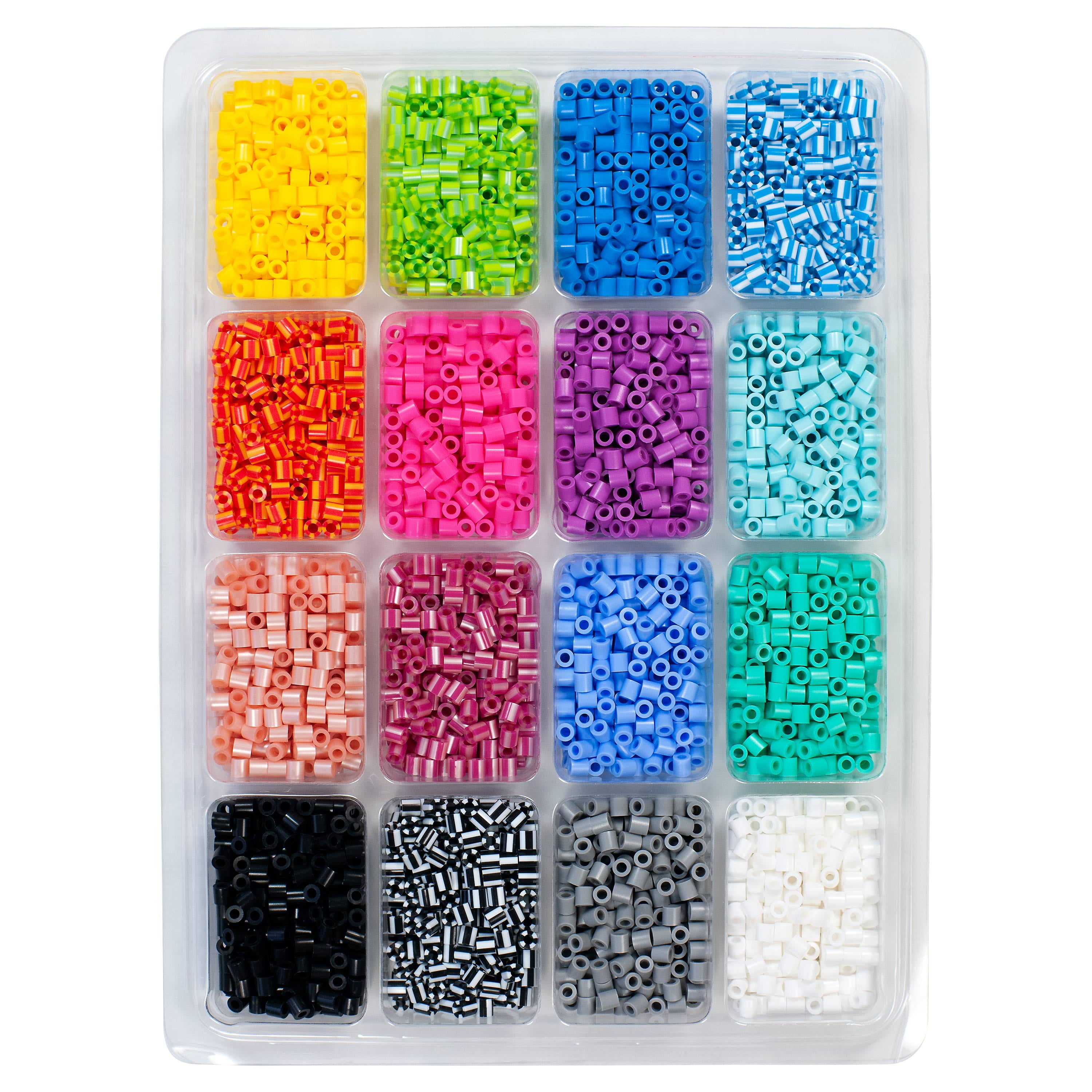 6 Pack: Perler Beads Tray of Beads, Size: 0.01 x 0.01 x 0.01, Assorted