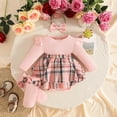 thumbnail image 2 of Newborn Baby Girl Clothes Cotton Bubble Romper Baby Girls Summer Comfortable And Breathable Bodysuits,baby summer bodysuit 6-9 Months, 2 of 8