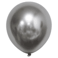 thumbnail image 3 of COLORS GLOBOS 12 pulgadas PLATA CROMO Bolsa con 50 piezas para fiesta y decoración, 3 of 3