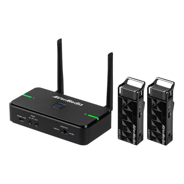 AVERMEDIA Technologie AW315F 2 Micros Wrlss 1 Station Chrg