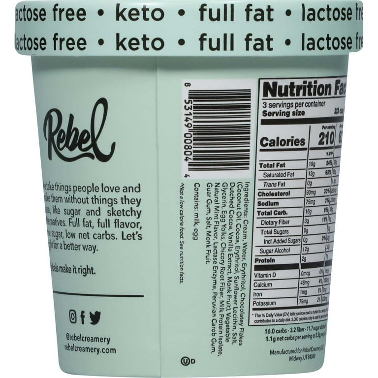 Rebel Ice Cream Mint Chip Walmart