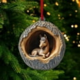 thumbnail image 6 of Clearance!Animal Christmas Ornament,Christmas Tree Animal Pattern 2D Acrylic Ornament,Forest Animal Decoration, Seasonal Decor for Christmas Tree,Christmas Decor Keepsake Gifts Christmas Decoration, 6 of 6