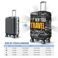 thumbnail image 6 of Balery Travel Luggage Cover Protector, Scratch And Dirt Resistant, Fits 18-32 Inch Luggage - Small, 6 of 9