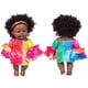 thumbnail image 1 of Juguete de vinilo para bebé negro, bebé negro africano, lindo bebé negro rizado, juguete de vinilo para bebé de 30 cm para niños, muñeca de moda para jugar, cumpleaños, 1 of 7