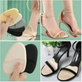 thumbnail image 3 of 3 Pairs  Women's Foot Support Pads, Anti Slip Foot Pads for Open Toed Shoes, Women's Front Foot Pads, Foot Ball Pads, Insole High-heeled Pad Inserts for Women, 3 of 6