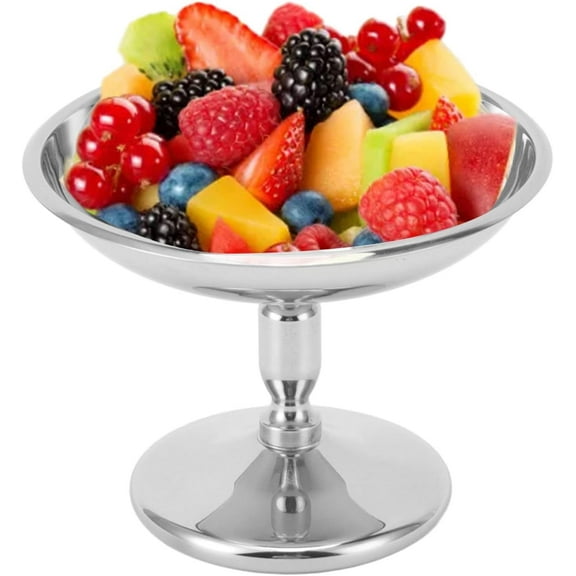 Stainless Steel Ice Cream Cups,Vintage 304 Stainless Steel Serving Dessert Bowls Cups Sauce Bowls,for Salad Fruit Cereal Pudding Dessert Bowls